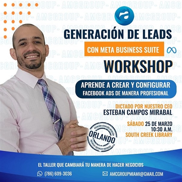 Get Information and buy tickets to Generacion de leads: Workshop - Orlando, FL.  on www.click-event.com