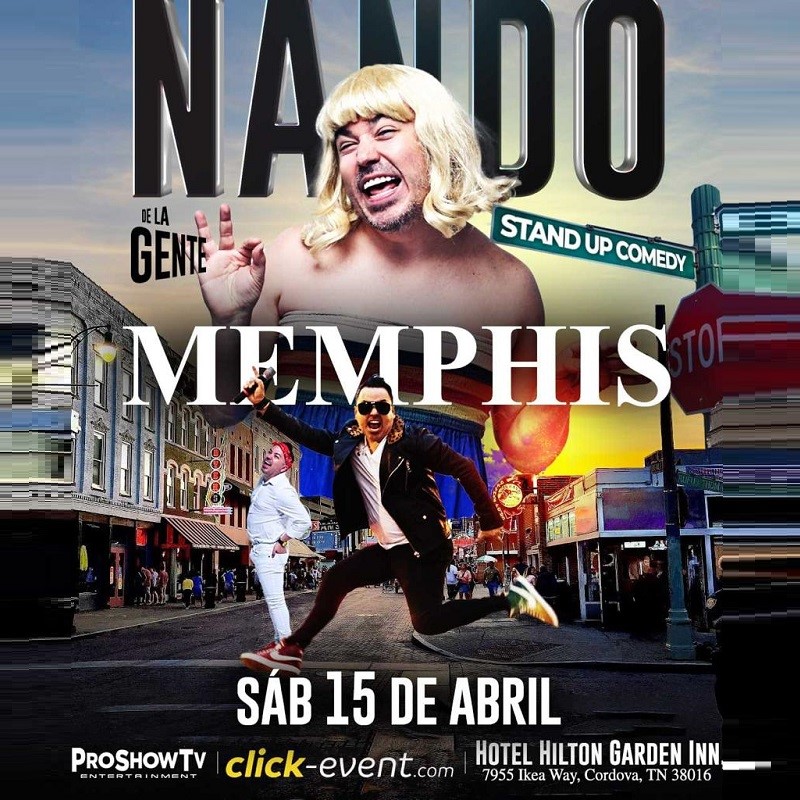 Get Information and buy tickets to Nando de la Gente: Stand Up Comedy - Memphis, TN.  on www.click-event.com