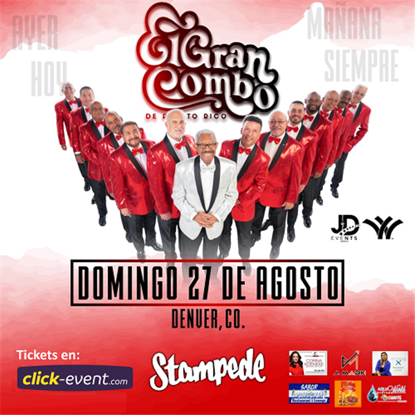 Get Information and buy tickets to El Gran Combo del Puerto Rico - Denver CO Doors 7:00 pm on www.click-event.com