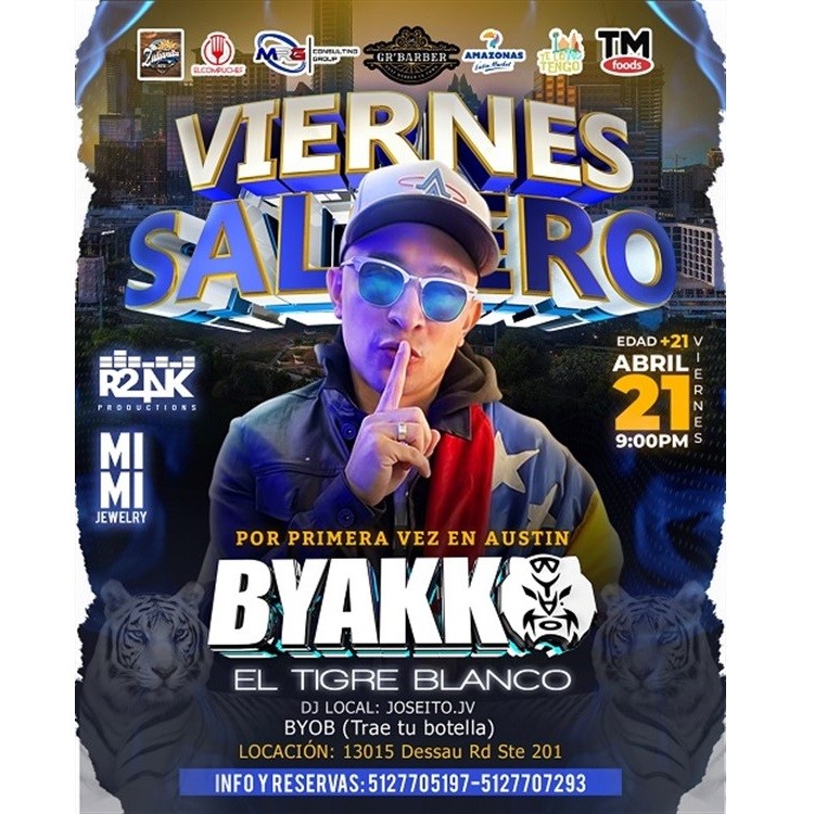 Get Information and buy tickets to Viernes Salsero - Austin, TX.  on www.click-event.com