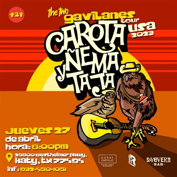 Carota y Ñema Taja: The Two Gavilanes Tour 2023 - Katy, TX