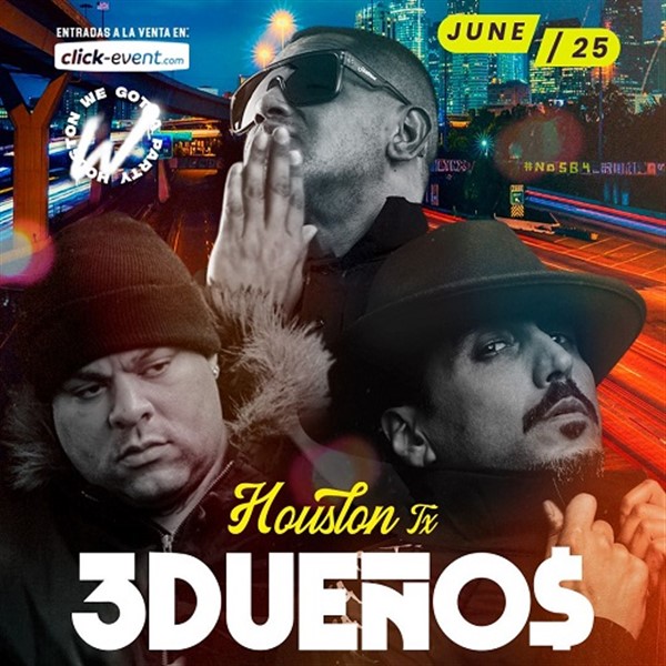 Get Information and buy tickets to 3 Dueños - Originales Tour - Katy, TX  on www.click-event.com