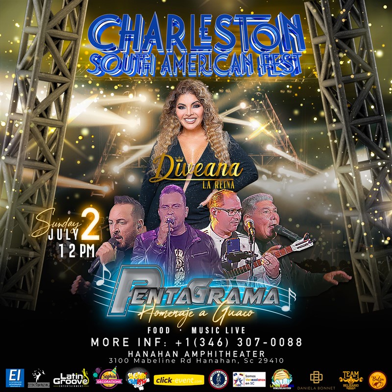 Obtener información y comprar entradas para Charleston South American Festival - Diveana y Pentagrama - Charleston, S.C  en www.click-event.com.
