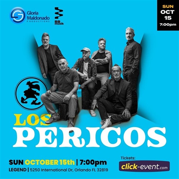 Obtener información y comprar entradas para Los Pericos - Orlando, FL  en www.click-event.com.