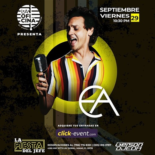 Get Information and buy tickets to EA en concierto - Doral, FL.  on www.click-event.com
