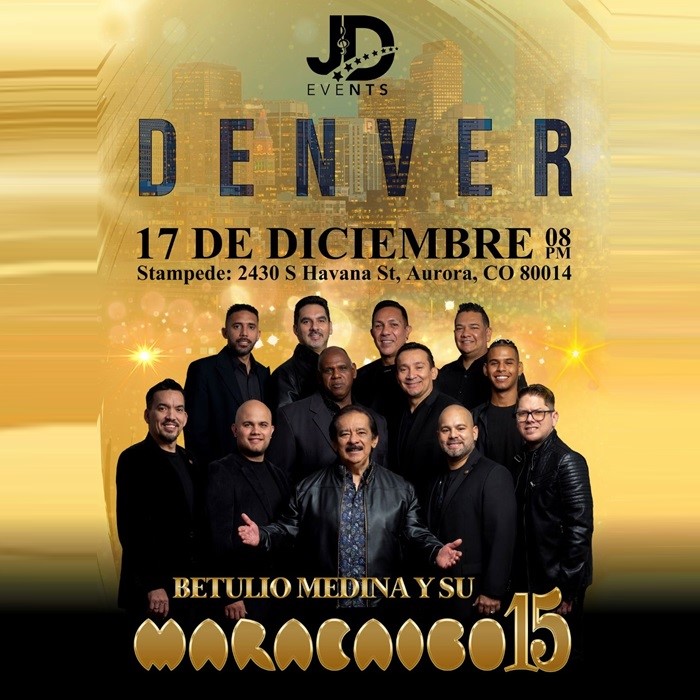Get Information and buy tickets to Betulio Medina y su Maracaibo 15 - Denver CO  on www click-event com