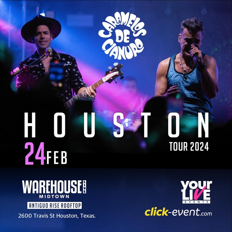 Get Information and buy tickets to Caramelos de Cianuro - Houston, TX  on www click-event com