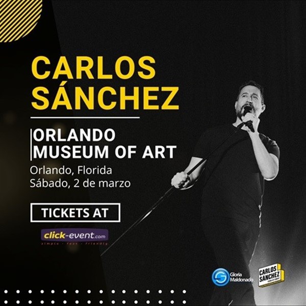 Obtener información y comprar entradas para Carlos Sanchez - Stand Up Comedy - Orlando, FL  en www click-event com.