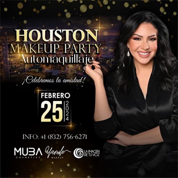 Get Information and buy tickets to Houston Makeup Party - Clase de Automaquillaje - Houston, TX  on www click-event com