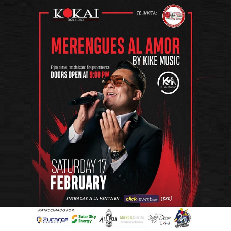 Get Information and buy tickets to Merengues al Amor - Kike Music - Katy, TX  on www click-event com