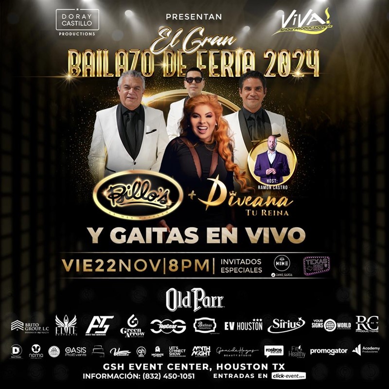 Get Information and buy tickets to Gran Bailazo de Feria 2024 - Diveana y Billo