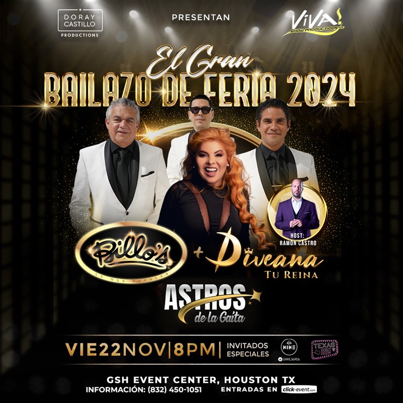 Get Information and buy tickets to Gran Bailazo de Feria 2024 - Diveana y Billo