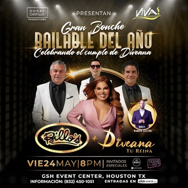 Get Information and buy tickets to Gran Bonche Bailable del Año - Diveana y Billo