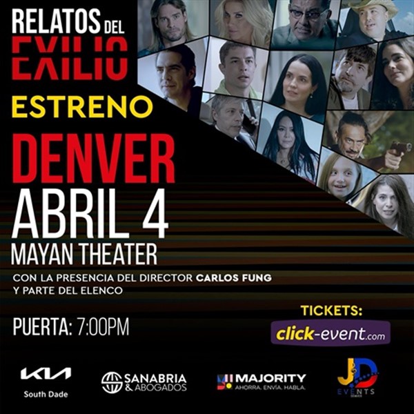 Obtener información y comprar entradas para Relatos del Exilio - Cine Foro - Denver, CO  en www click-event com.