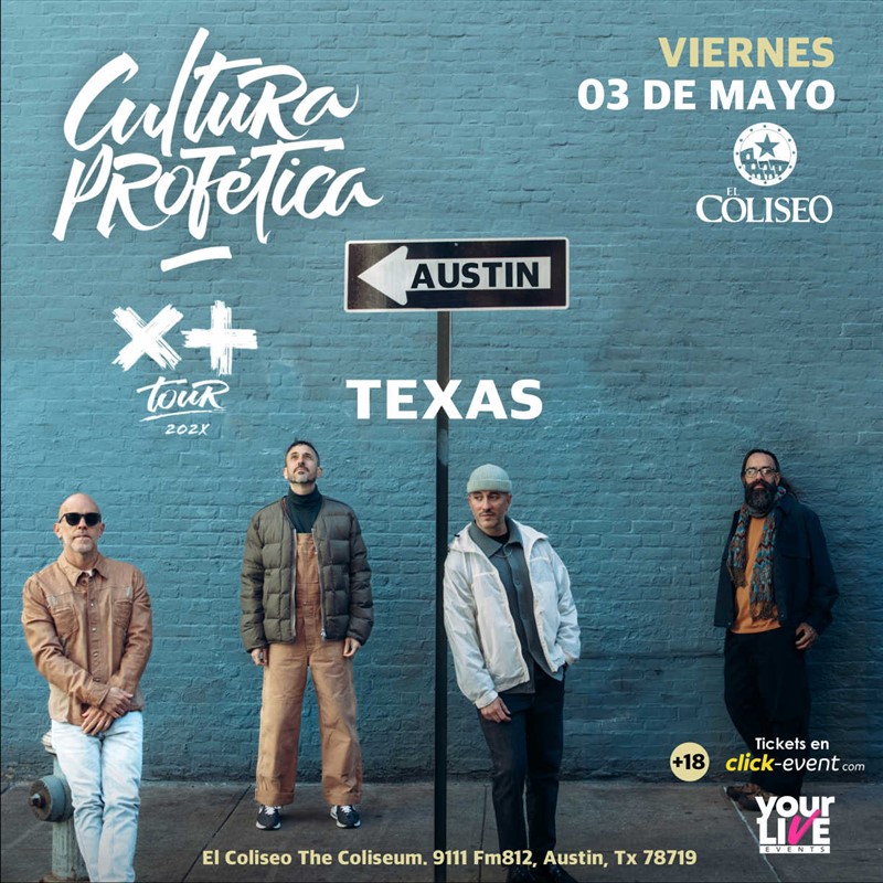 Get Information and buy tickets to Cultura Profética - Austin, TX + 18 años on www click-event com
