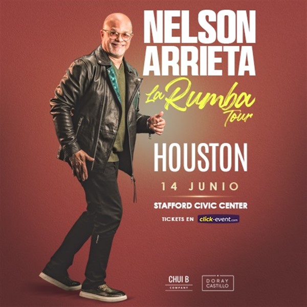 Obtener información y comprar entradas para Nelson Arrieta - La Rumba Tour - Houston, TX  en www click-event com.