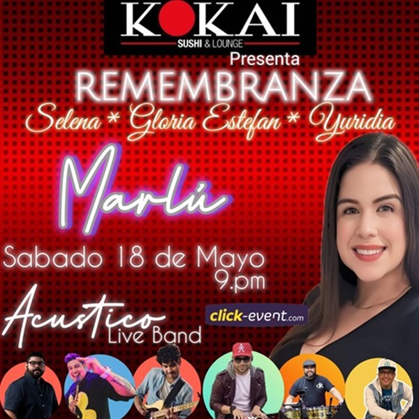 Get Information and buy tickets to Marlu Lopez - Remembranza - Katy, TX  on www click-event com