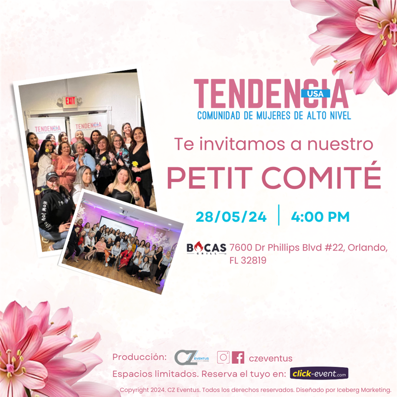 Get Information and buy tickets to Petit Comité  on www click-event com