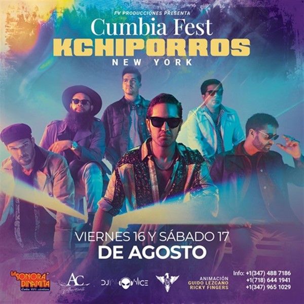 Get Information and buy tickets to Cumbia Fest - Kchiporros - New York  on www click-event com