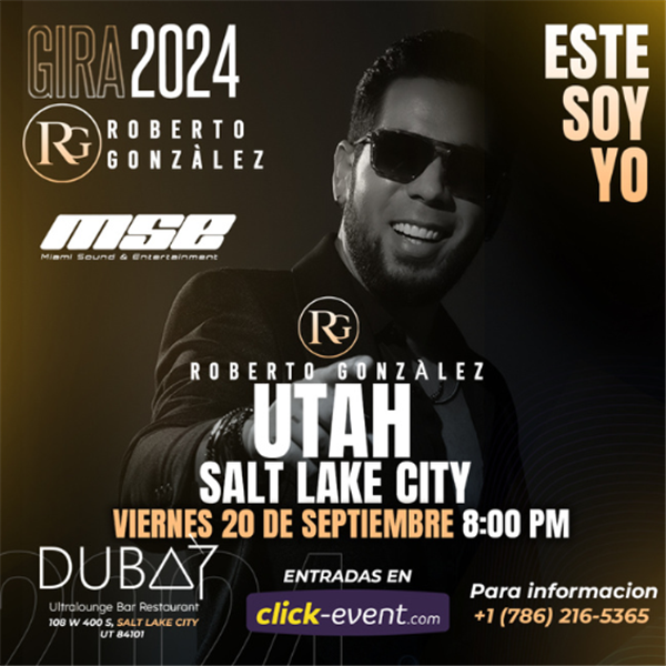 Get Information and buy tickets to Roberto González - Gira 2024: Este soy yo - Salt Lake City , UT  on www click-event com