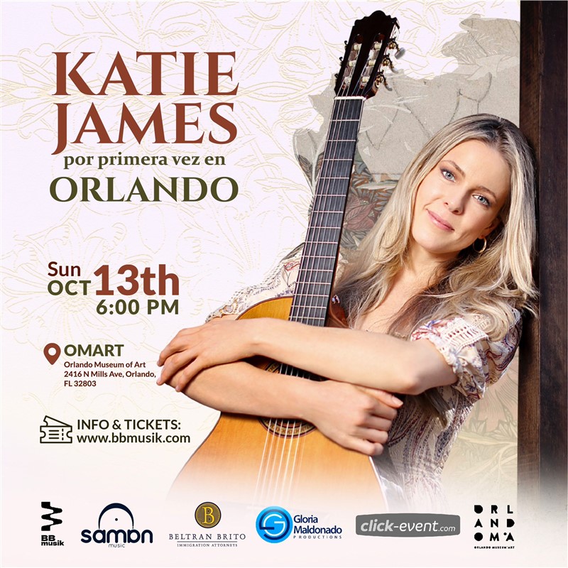 Get Information and buy tickets to Katie James - Por Primera Vez en Orlando - Orlando, FL  on www click-event com