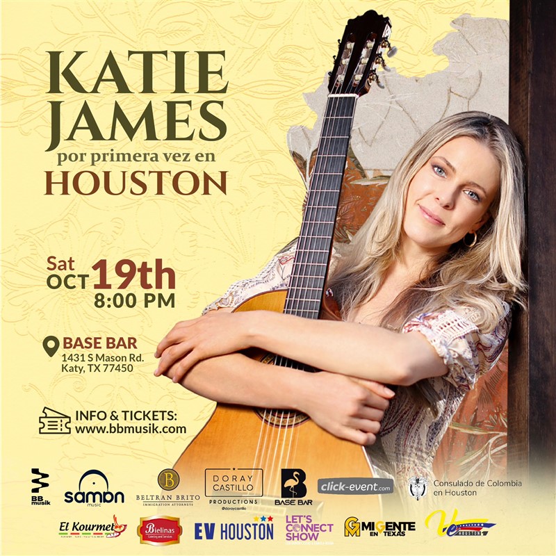 Get Information and buy tickets to Katie James - Por Primera Vez en Houston - Houston, TX  on www click-event com