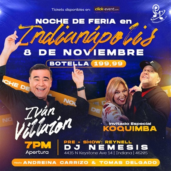 Get Information and buy tickets to Noche de Feria en Indianapolis - Indianapolis, IN  on www click-event com