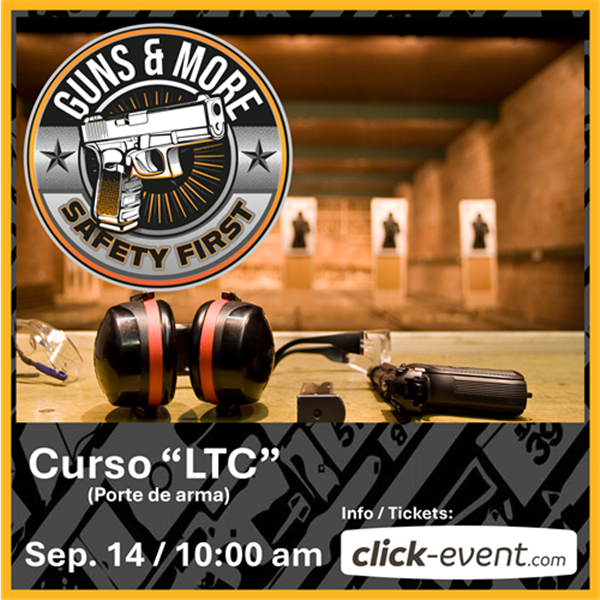 Get Information and buy tickets to Curso Porte de Arma "LTC" - OTOT / Guns and More - Houston TX  on www click-event com