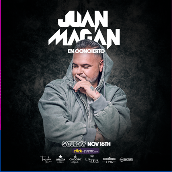 Get Information and buy tickets to Juan Magan - en concierto - Miami, FL Doors: 11:00pm / Show: 2:00am on www click-event com