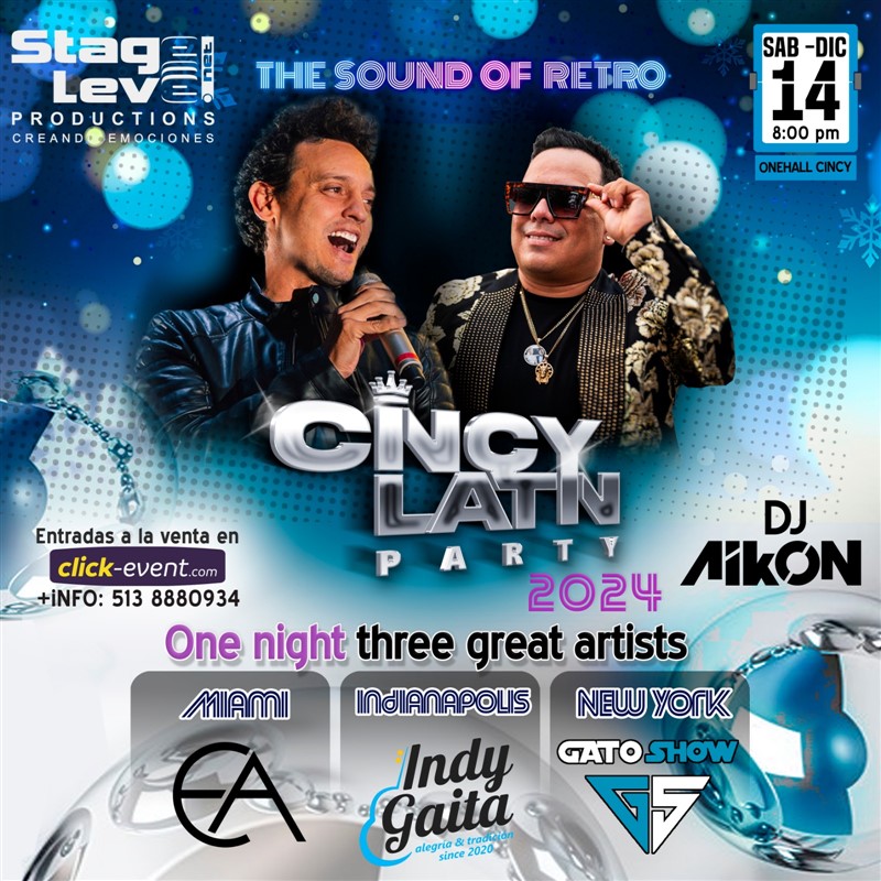 Get Information and buy tickets to Cincy Latin Party 2024 - Cincinnati, OH Grupo EA - Gato Show - Indy Gaita on www click-event com