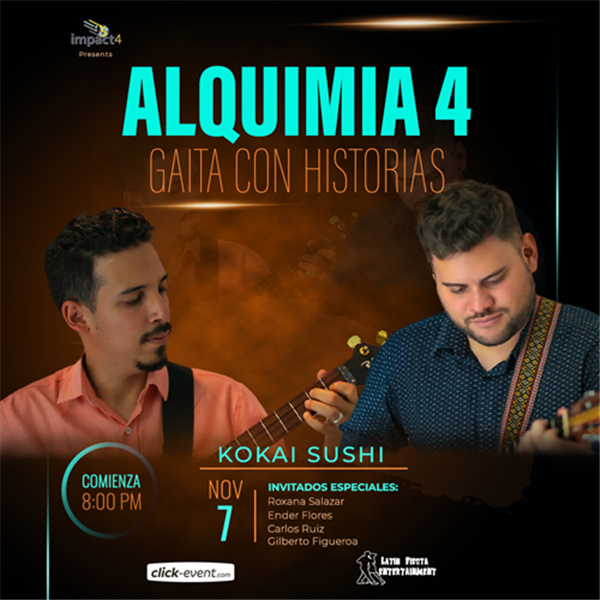 Get Information and buy tickets to Alquimia 4 - Gaita con Historias - Houston, TX  on www click-event com