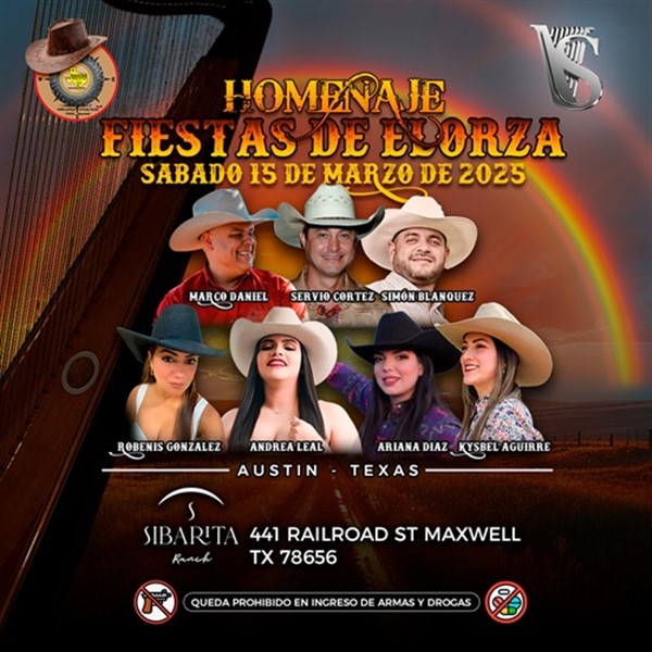 Obtener información y comprar entradas para Homenaje - Fiestas de Elorza - Austin, TX  en www click-event com.