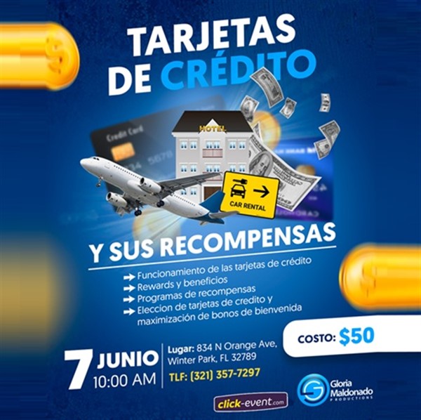 Get Information and buy tickets to Curso - Tarjetas de Credito y sus recompensas - Winter Park, FL  on www click-event com
