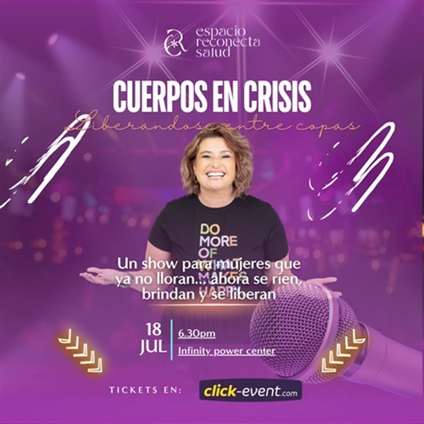 Get Information and buy tickets to Show - Cuerpos en crisis - Liberandose entre copas - Houston, TX  on www click-event com