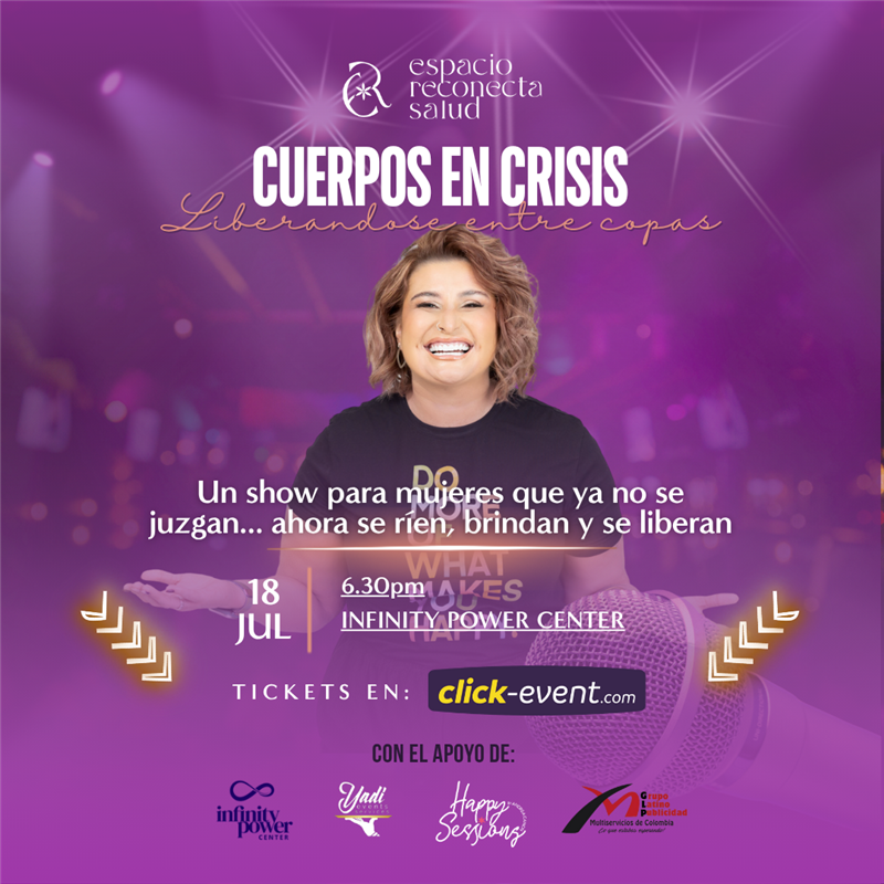 Get Information and buy tickets to Show - Cuerpos en crisis - Liberandose entre copas - Houston, TX  on www click-event com