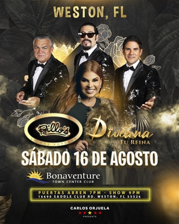 Get Information and buy tickets to Billos Caracas Boys y Diveana - concierto - Weston, FL Puertas: 7PM / Show: 9PM on www click-event com