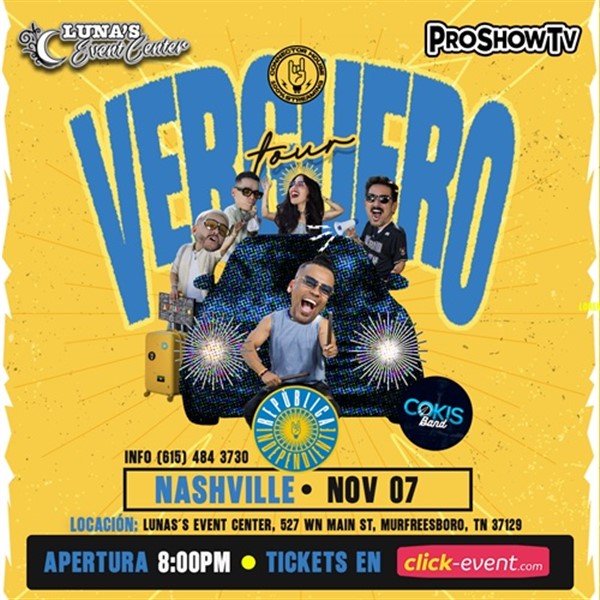 Republica Independiente y su Verguero Tour 2025 - Nashville, TN