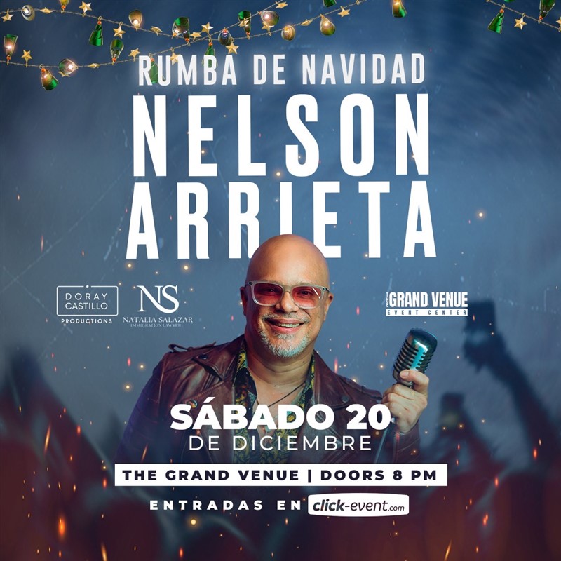 Get Information and buy tickets to Rumba de Navidad con Nelson Arrieta - Houston, TX  on ClickEvent