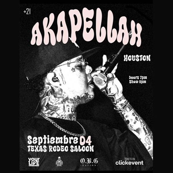 Get Information and buy tickets to Akapellah - en concierto - Houston, TX  on ClickEvent