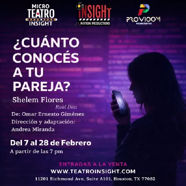 Get Information and buy tickets to Micro Obra: ¿Cuánto conoces a tu pareja? - MICRO Insight Teatro - Houston, TX  on ClickEvent