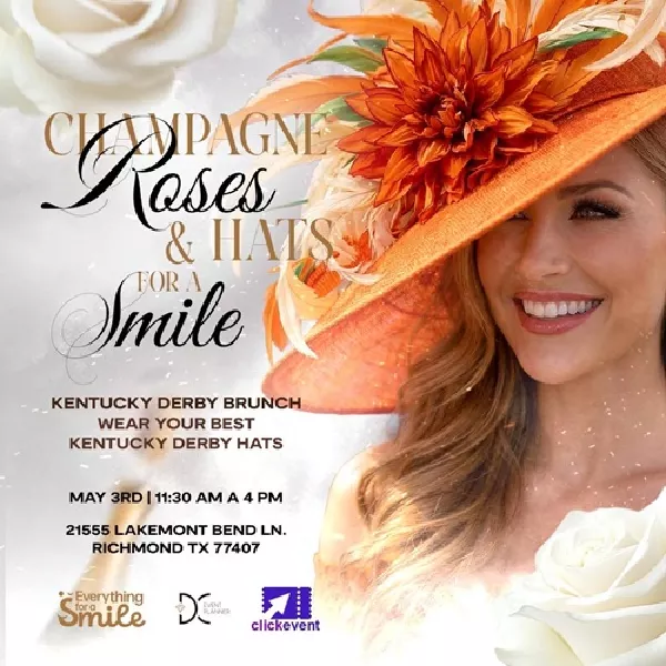Champagne Roses & Hats for a smile - Houston, TX