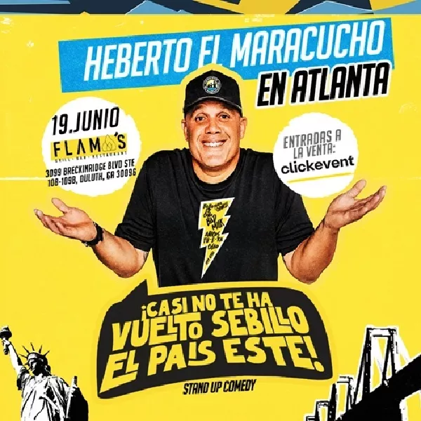Heberto El Maracucho - Casi no te ha vuelto sebillo el pais este - Stand up Comedy - Atlanta, GA