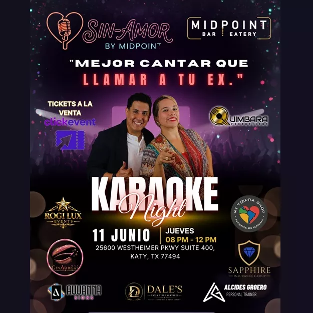 Noche sin amor - Karaoke Night - Katy, TX