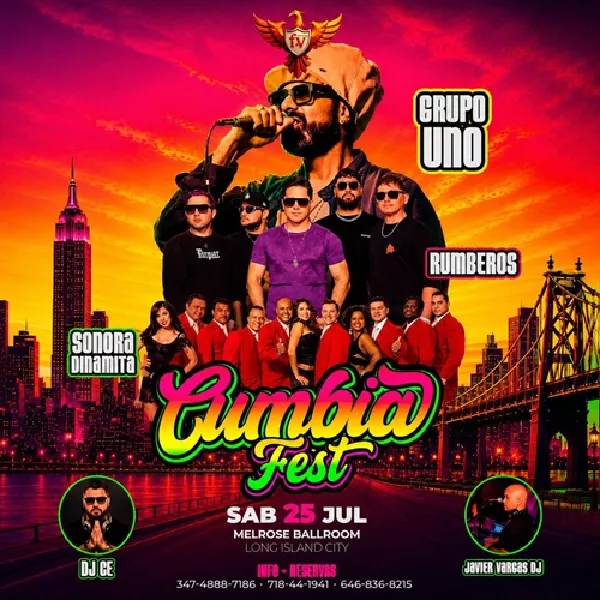 Get Information and buy tickets to Cumbia Fest 2026 - New York, NY  on ClickEvent