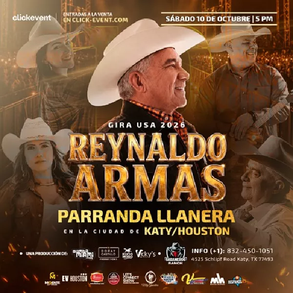 Reynaldo Armas - Tour USA 2026 - Houston, TX