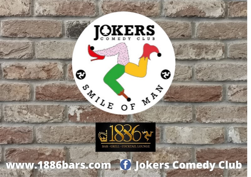 JOKERS Comedy Club at 1886 in Douglas 1st Sept 2021