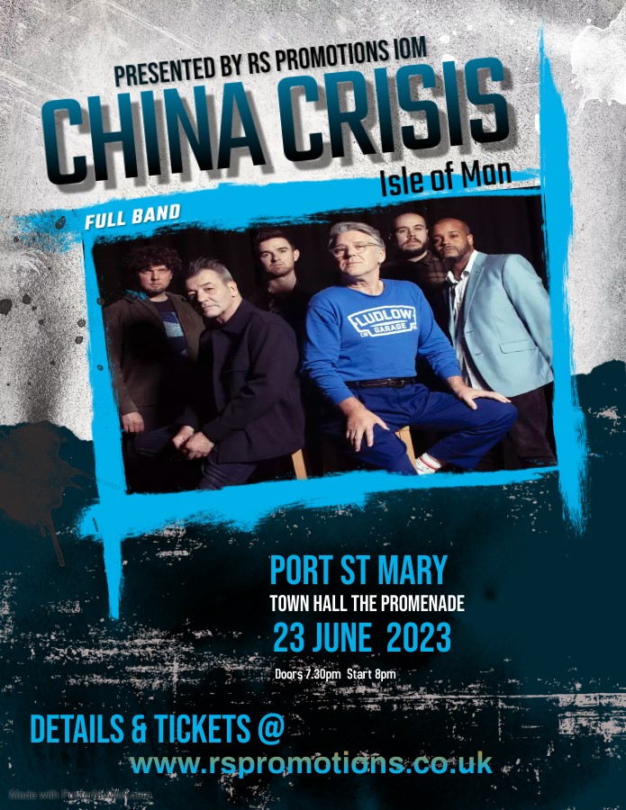 An Evening with CHINA CRISIS In Port St Mary, Isle of Man