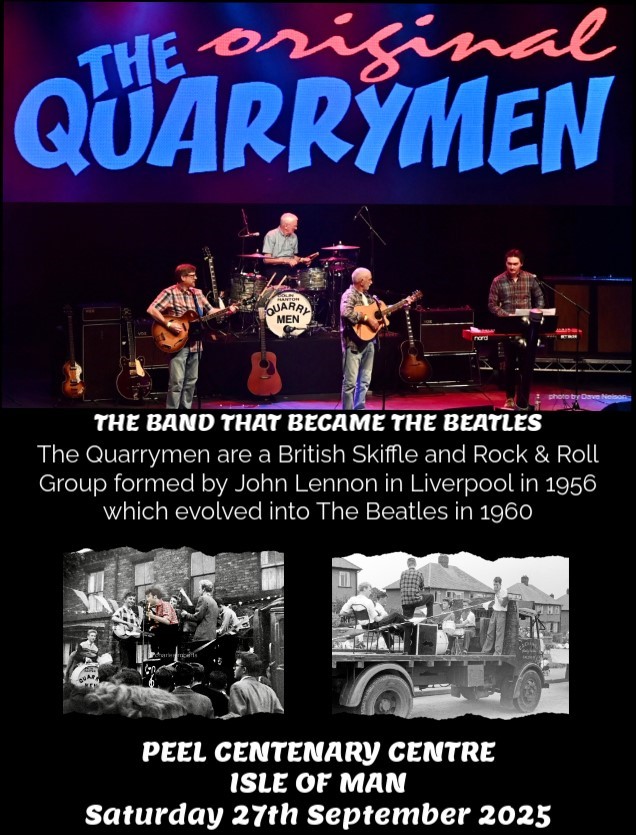 Get Information and buy tickets to The QUARRYMEN - The Band That Became The Beatles at Peel Centenary Cenre - 27 September on RS PROMOTIONS