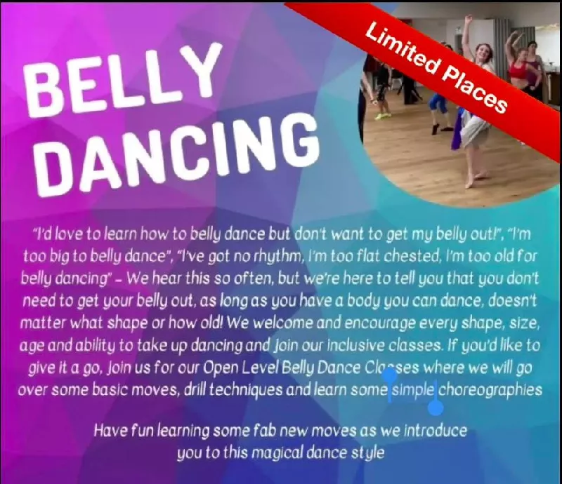 Open Level Belly Dancing Class at Sami's Bradda Glen, Port Erin