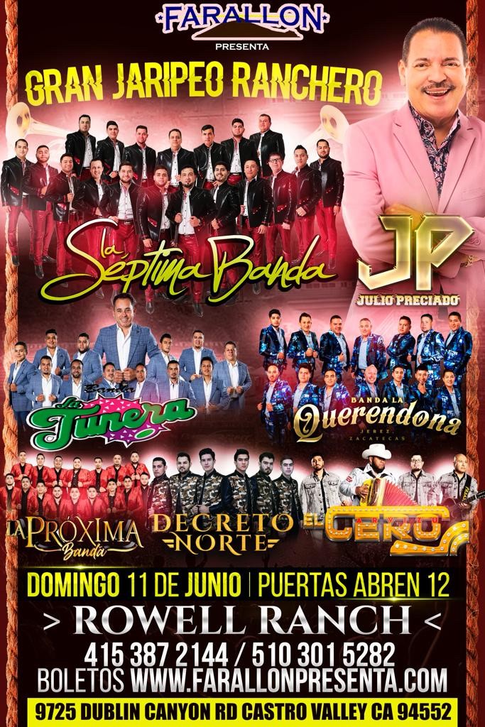 GRAN JARIPEO RANCHERO  on jun. 11, 12:00@Gran Jaripeo Ranchero y Baile - Compra entradas y obtén información enfarallonpresenta farallonpresenta